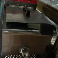 سرخ کن صنعتی ۱۰ لیتری برند دیاموند شیر تخلیه دار