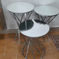 سه تیکه ی اینه ای یا میز عسلی اینه ای|مبلمان خانگی و میز عسلی|شفت, |دیوار