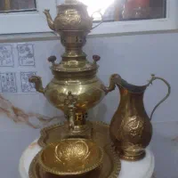 سماورذغالی برنجی برنزی اصل کاملن سالم استفاده نشده|سماور، چایساز، قهوهساز|قدس, شهرقدس|دیوار