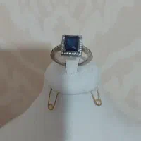 انگشتر نقره تک نگین