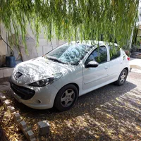 پژو ۲۰۷ اتومات ۹۶معاوضه با خودروی تصادفی و چپی