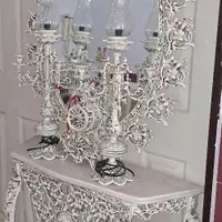 بوفه ،ساعت ایستاده ،اجاق گاز،ایینه و شمعدان|بوفه، ویترین، کنسول|تاکستان, |دیوار