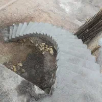 آرماتور بندی و اجرای پله گرد|خدمات پیشه و مهارت|زنجان, |دیوار