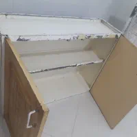 کابینت کار کرده|آب‌چکان و نظم‌دهنده ظروف|قم, شهرک فاطمیه|دیوار