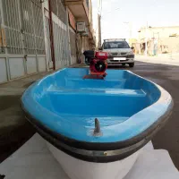 قایق موتوری صفر دوجداره فایبرگلاس با کلیه متعلقات