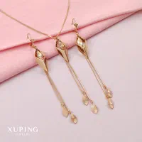 (فروشگاه بدلیجات آمیتیس) نیم ست طرح طلا ژوپینگ|بدلیجات|تبریز, |دیوار