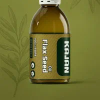 روغن بذر کتان اصل برند کاژان