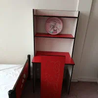 تخت یکنفره،میزتحریرکتابخانه باصندلی