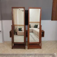 آینه قدی چوبی طبقه دار مزون عرض ۶۰‌بوتیک کد ۱۶۱|آینه|تهران, جنت‌آباد جنوبی|دیوار