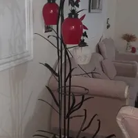 آباژور قرمز مشکی