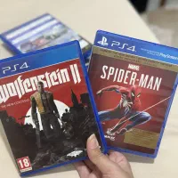 ولفنشتاین و اسپایدر من پی اس فور سالم دیسک ps4