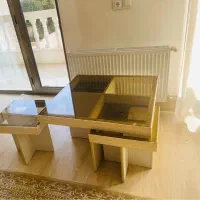 مبل چستر ۸ نفره همراه با جلومبلی|مبلمان خانگی و میز عسلی|میاندوآب, |دیوار