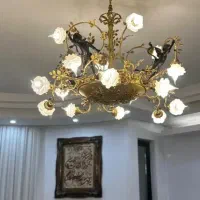 لوستر برنجی ۱۶شاخه زیر قیمت