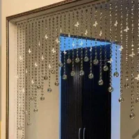 پرده کریستال