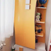 کمد و تخت خواب کودک|تخت و صندلی بچه|صومعه‌سرا, |دیوار