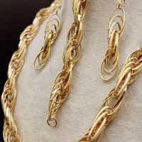 سرویس شانل ۵ درصد وزن ۲۶.۸۹۰ طلا بدون اجرت|جواهرات|تهران, مهرآباد جنوبی|دیوار
