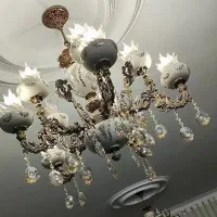 لوستر زیبا|لوستر و چراغ آویز|ساوه, |دیوار