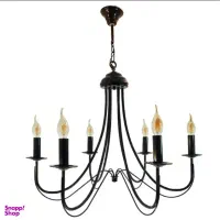 لوستر البرز شش شعله مدل HR21 با قیمت مناسب