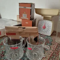 ظروف پذیرایی شکلات خوری استکان کمرباریک ترازو|ظروف سرو و پذیرایی|تهران, جنت‌آباد شمالی|دیوار