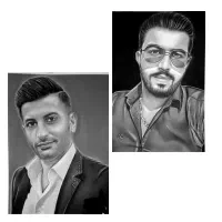 نقاشی چهره تابلوی سفارشی