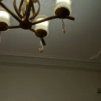 لوستر طلایی|لوستر و چراغ آویز|شاهین‌شهر, مخابرات (شهید بهشتی)|دیوار