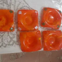 ظروف پذیرایی جنس بلور شیشه ای کار اصفهان|صنایع دستی و سایر لوازم تزئینی|قم, شهرک قدس|دیوار