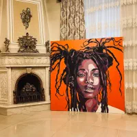 تابلو پاپ‌آرت بزرگ کار دست، رنگ اکریلیک، بسیار خاص