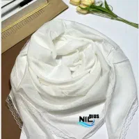 روسری سفید اکلیلی دور دانتل|لباس|اصفهان, سرچشمه|دیوار