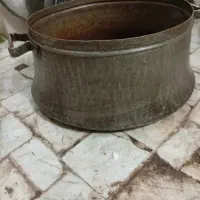 دیگ مسی قدیمی سالم