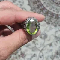 الکساندریت اصل رکابش نقره نیست