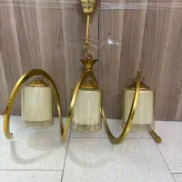 لوستر سه شاخه کاملا سالم