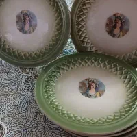 بشقاب سفالی عتیقه و ظروف