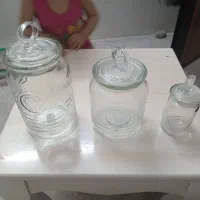 شیشه های حبوبات|ظروف نگهدارنده، پلاستیکی، یک‌بارمصرف|قم, انصار‌الحسین|دیوار