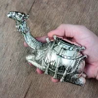 جای جواهر فلزی زیبا به شکل شتر