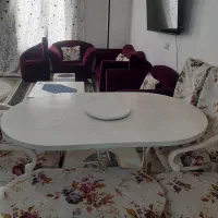 مبلمان ۹نفره ومیز غذا خوری ۶نفره