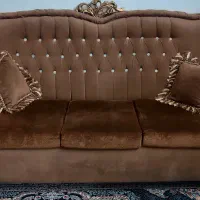 سرویس مبل ۸نفر با جلو مبلی و ۴ تا میز عسلی|مبلمان خانگی و میز عسلی|آمل, |دیوار