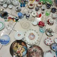 فنجان تنگ گلدان کریستال|کلکسیون اشیاء عتیقه|قم, حاج خلیل|دیوار