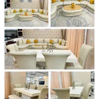 ست مبل ۸نفره و میز نهار خوری