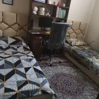 دوتاتخت یک نفره درحدنووسرویس آینه وشلف دیواری|تخت و سرویس خواب|تهران, امیریه|دیوار