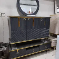 ست آینه کنسول و میز تلویزیون مدل V * اثاث مارکت|بوفه، ویترین، کنسول|سیرجان, |دیوار