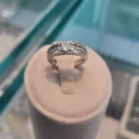 حلقه و پشت حلقه نقره