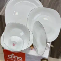 سرویس اکروپال ۶نفره نو لب نقره ای