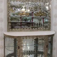 آیینه ویترین گل رز تمام برنز شناسنامه دار