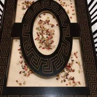 میز غذاخوری ۴ نفره با شیشه دودی