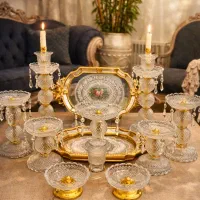 ست کامل هفت سین خاص و شیک باشمعدان.