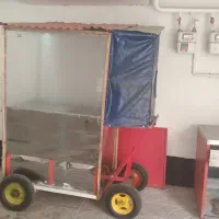 چهار چرخ ساندویچ ومیز ویترینی استیل|فروشگاه و مغازه|هشتگرد, فاز ۷ مهستان|دیوار