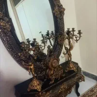 آینه شمعدان برنز