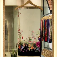 چارقد پشم ابرایشم مرینوس