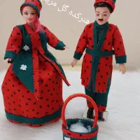 مرد و زن و سبد یلدا|صنایع دستی و سایر لوازم تزئینی|اصفهان, سرچشمه|دیوار