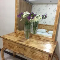 میز ارایش تمام چوب